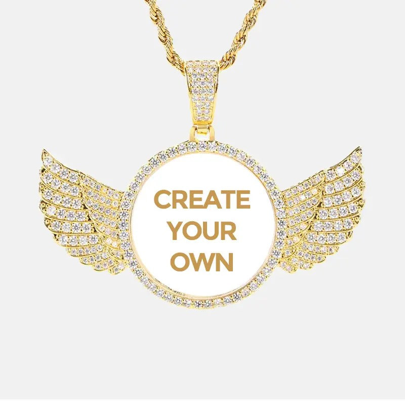 CUSTOM WINGED PENDANT