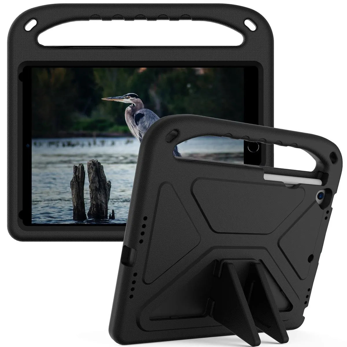 Buy iPad Case for Kids Easy Grab, Multicolor, Wipeable & Worry-Free: Messes Slide Right Off This Super Parent Sidekick - iPad Case for Kids Easy Grab at Caseles-iPad Air 11 (2025 11 inch), Black