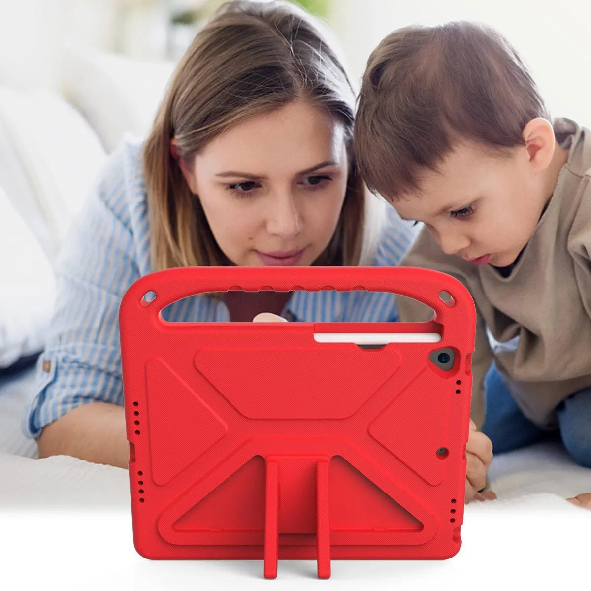 Buy iPad Case for Kids Easy Grab, Multicolor, Wipeable & Worry-Free: Messes Slide Right Off This Super Parent Sidekick - iPad Case for Kids Easy Grab at Caseles-iPad Air 11 (2025 11 inch), Blue