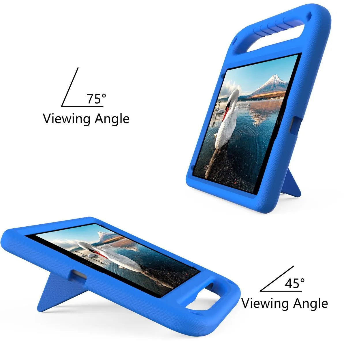 Buy iPad Case for Kids Easy Grab, Multicolor, Wipeable & Worry-Free: Messes Slide Right Off This Super Parent Sidekick - iPad Case for Kids Easy Grab at Caseles-iPad Air 11 (2025 11 inch), Blue