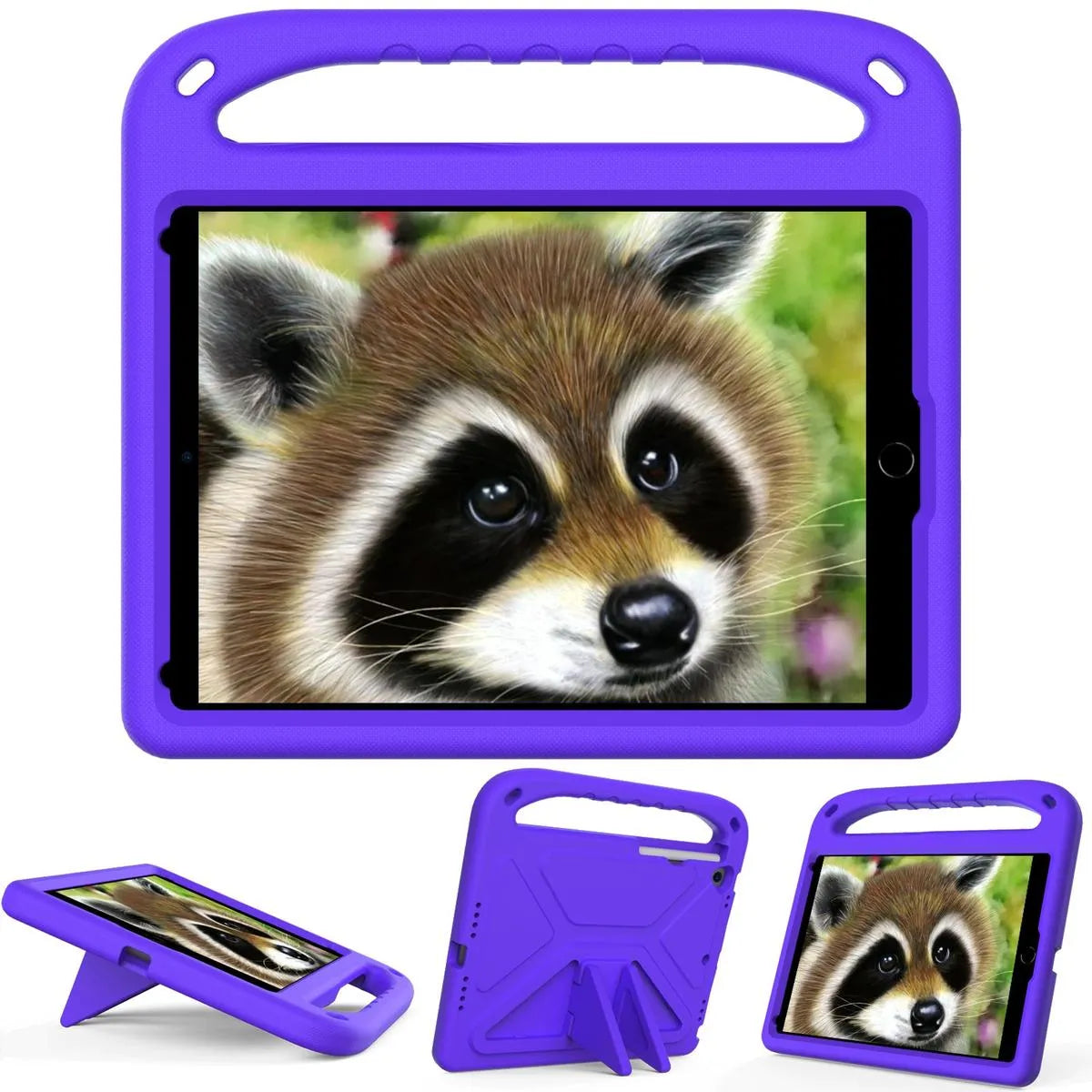 Buy Colorful iPad Case for Kids Easy Grab, Multicolor, Wipeable & Worry-Free: Messes Slide Right Off This Super Parent Sidekick! - Colorful iPad Case for Kids Easy Grab at Caseles-iPad Air 11 (2025 11 inch), Pink