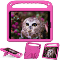Buy Colorful iPad Case for Kids Easy Grab, Multicolor, Wipeable & Worry-Free: Messes Slide Right Off This Super Parent Sidekick! - Colorful iPad Case for Kids Easy Grab at Caseles-iPad Air 11 (2025 11 inch), Pink