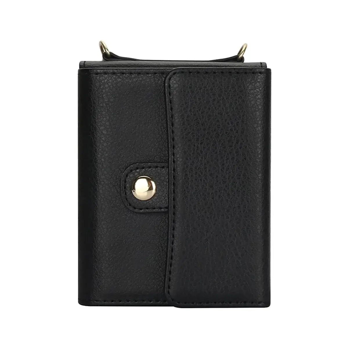 Buy Motorola Moto Razr Crossbody Wallet Case, RFID Blocking Leather Cover with Detachable Strap & Card Slots - IRIS at Caseles-Motorola Razr Ultra (2025), Black