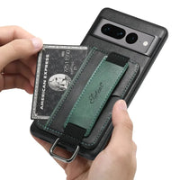 Buy Full Coverage Protection, Leather Phone case, Phone Stander, Card Holder Wallet Case ,IRONMAN at Caseles-Google Pixel 9 Pro XL, Ezra-Black