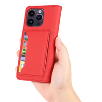 Buy Caseles Magnetic Folio Wallet Phone Case, Premium Leather, Credit Card Holder, Magnetic Closure, Flip Kickstand Shockproof Case,Jacob at Caseles-iPhone 16 Pro Max, Black