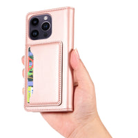Buy Caseles Magnetic Folio Wallet Phone Case, Premium Leather, Credit Card Holder, Magnetic Closure, Flip Kickstand Shockproof Case,Jacob at Caseles-iPhone 16 Pro Max, Black