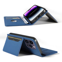 Buy Caseles Magnetic Folio Wallet Phone Case, Premium Leather, Credit Card Holder, Magnetic Closure, Flip Kickstand Shockproof Case,Jacob at Caseles-iPhone 16 Pro Max, Black