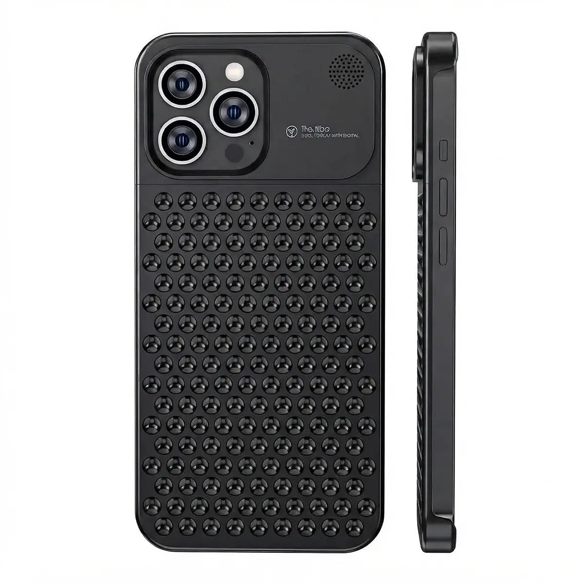 Buy Original Premium Aluminum Alloy Carbon fiber back Cover Metal Light Sturdy Shockproof Protective Case with Camera Lens Protector Film for iPhone,James at Caseles-iPhone 16 Pro Max, Black