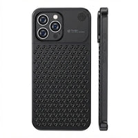 Buy Original Premium Aluminum Alloy Carbon fiber back Cover Metal Light Sturdy Shockproof Protective Case with Camera Lens Protector Film for iPhone,James at Caseles-iPhone 16 Pro Max, Black
