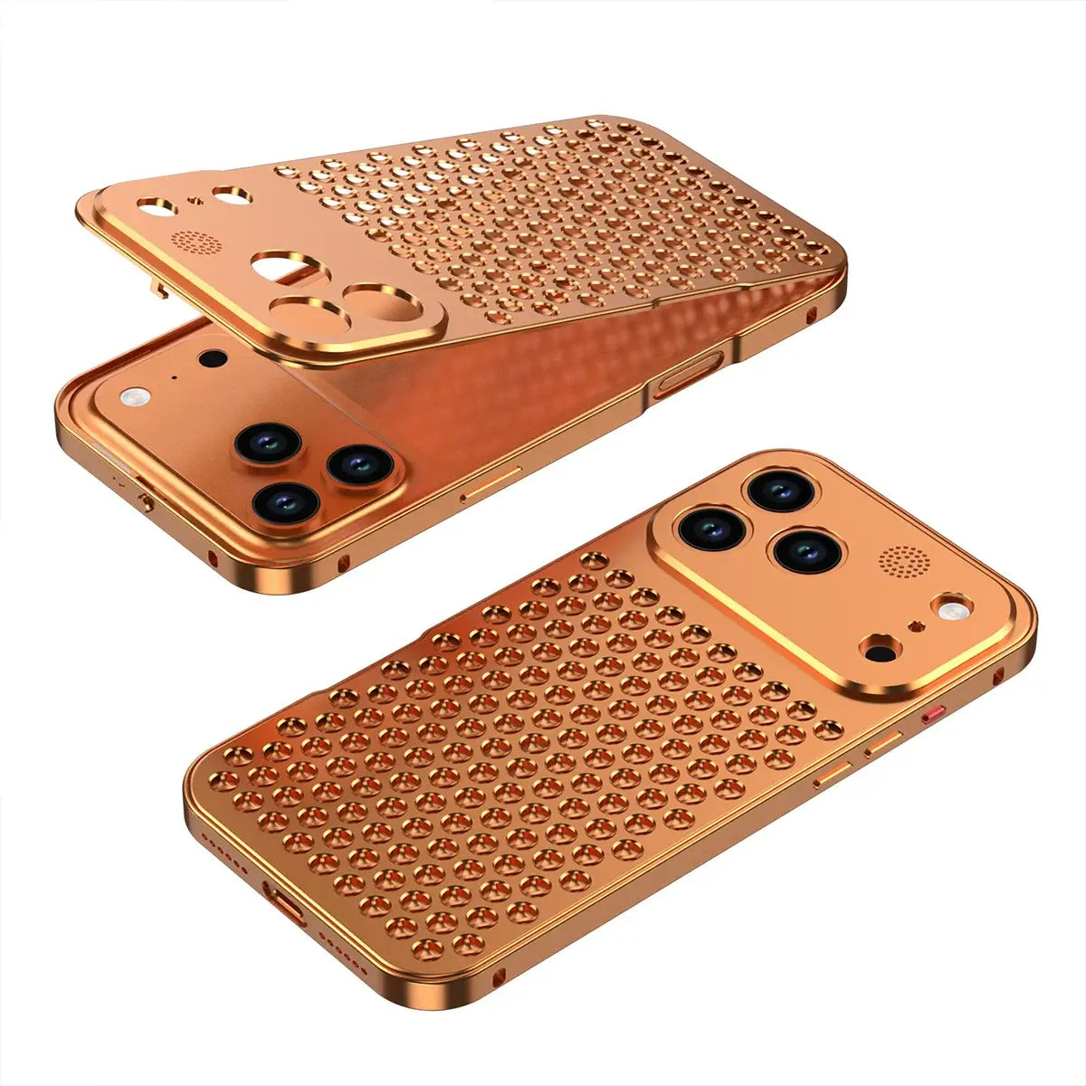 Buy Original Premium Aluminum Alloy Carbon fiber back Cover Metal Light Sturdy Shockproof Protective Case with Camera Lens Protector Film for iPhone,James at Caseles-iPhone 18 Pro Max, Burgundy