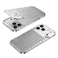 Buy Original Premium Aluminum Alloy Carbon fiber back Cover Metal Light Sturdy Shockproof Protective Case with Camera Lens Protector Film for iPhone,James at Caseles-iPhone 18 Pro Max, Burgundy