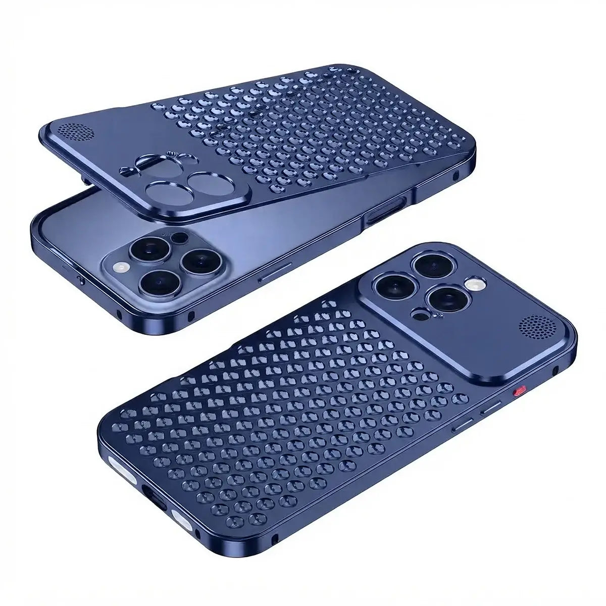 Buy Original Premium Aluminum Alloy Carbon fiber back Cover Metal Light Sturdy Shockproof Protective Case with Camera Lens Protector Film for iPhone,James at Caseles-iPhone 18 Pro Max, Burgundy