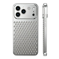 Buy Original Premium Aluminum Alloy Carbon fiber back Cover Metal Light Sturdy Shockproof Protective Case with Camera Lens Protector Film for iPhone,James at Caseles-iPhone 18 Pro Max, Silver