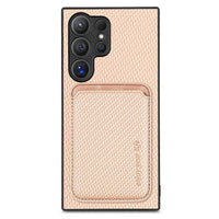 Buy Luxury Leather Galaxy Wallet Case with Magnetic Closure & Card Slot - Jaxson at Caseles-Samsung Galaxy S25 Ultra, Beige
