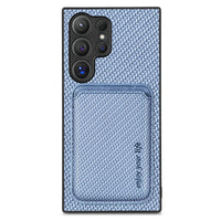 Buy Luxury Leather Galaxy Wallet Case with Magnetic Closure & Card Slot - Jaxson at Caseles-Samsung Galaxy S25 Ultra, Blue