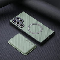 Buy Luxury Leather Galaxy Wallet Case with Magnetic Closure & Card Slot - Jaxson at Caseles-Samsung Galaxy S25 Ultra, Bronze