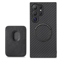 Buy Luxury Leather Galaxy Wallet Case with Magnetic Closure & Card Slot - Jaxson at Caseles-Samsung Galaxy S25 Ultra, Bronze