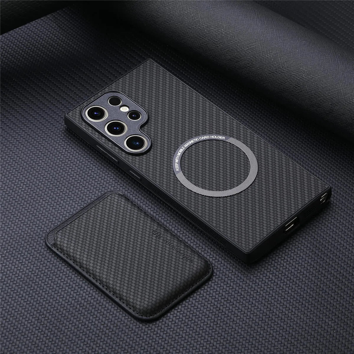 Buy Luxury Leather Galaxy Wallet Case with Magnetic Closure & Card Slot - Jaxson at Caseles-Samsung Galaxy S25 Ultra, Bronze