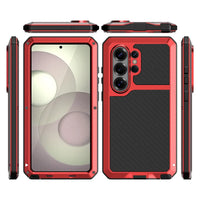 Buy S26 Ultra Metal Case, Waterproof Dustproof Shockproof 3-Proof Cover, Wireless Charging & Heat Dissipation Armor for Samsung S26 Ultra 5G - JONAH at Caseles-Samsung Galaxy S26 Ultra, Black