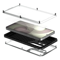 Buy S26 Ultra Metal Case, Waterproof Dustproof Shockproof 3-Proof Cover, Wireless Charging & Heat Dissipation Armor for Samsung S26 Ultra 5G - JONAH at Caseles-Samsung Galaxy S26 Ultra, Black