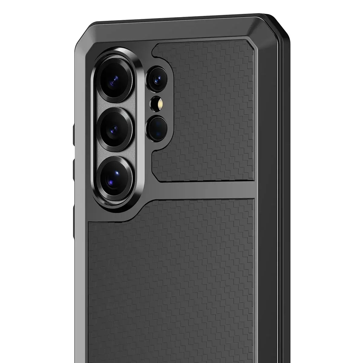 Buy S26 Ultra Metal Case, Waterproof Dustproof Shockproof 3-Proof Cover, Wireless Charging & Heat Dissipation Armor for Samsung S26 Ultra 5G - JONAH at Caseles-Samsung Galaxy S26 Ultra, Black