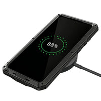 Buy S26 Ultra Metal Case, Waterproof Dustproof Shockproof 3-Proof Cover, Wireless Charging & Heat Dissipation Armor for Samsung S26 Ultra 5G - JONAH at Caseles-Samsung Galaxy S26 Ultra, Black