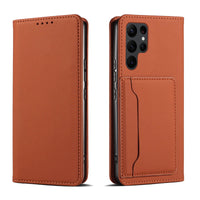 Buy Caseles Magnetic Folio Wallet Phone Case, Premium Leather, Credit Card Holder, Magnetic Closure, Flip Kickstand Shockproof Case,Jordan at Caseles-Samsung Galaxy S25 Ultra, Black