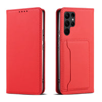 Buy Caseles Magnetic Folio Wallet Phone Case, Premium Leather, Credit Card Holder, Magnetic Closure, Flip Kickstand Shockproof Case,Jordan at Caseles-Samsung Galaxy S25 Ultra, Black
