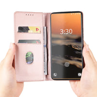 Buy Caseles Magnetic Folio Wallet Phone Case, Premium Leather, Credit Card Holder, Magnetic Closure, Flip Kickstand Shockproof Case,Jordan at Caseles-Samsung Galaxy S25 Ultra, Black
