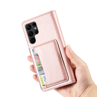 Buy Caseles Magnetic Folio Wallet Phone Case, Premium Leather, Credit Card Holder, Magnetic Closure, Flip Kickstand Shockproof Case,Jordan at Caseles-Samsung Galaxy S25 Ultra, Black