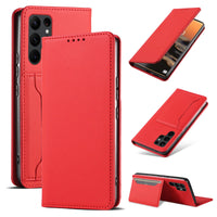 Buy Caseles Magnetic Folio Wallet Phone Case, Premium Leather, Credit Card Holder, Magnetic Closure, Flip Kickstand Shockproof Case,Jordan at Caseles-Samsung Galaxy S25 Ultra, Red