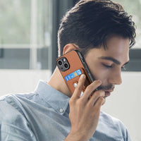 Buy Magnetic Wallet Case with Built-in AirTag Holder, Detachable Card Slot, Kickstand & Full-Body Protection - Josiah at Caseles-iPhone 17 Pro Max, Black