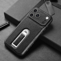 Buy Premium MagSafe Leather Case with 360° Rotatable Stand & Wrist Strap - Julian at Caseles-iPhone 18 Pro Max, Brown