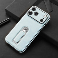 Buy Premium MagSafe Leather Case with 360° Rotatable Stand & Wrist Strap - Julian at Caseles-iPhone 18 Pro Max, Brown