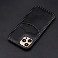 Buy Caseles Luxury Leather Case for iPhone, Ultra-Thin Business Style Phone Cover with TPU Bumper, Camera & Screen Protection, Shockproof and Slim Fit,Kevin at Caseles-iPhone 16 Pro Max, Kevin-Black
