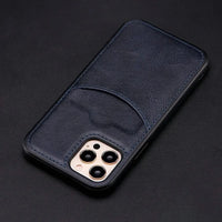 Buy Caseles Luxury Leather Case for iPhone, Ultra-Thin Business Style Phone Cover with TPU Bumper, Camera & Screen Protection, Shockproof and Slim Fit,Kevin at Caseles-iPhone 16 Pro Max, Kevin-Blue