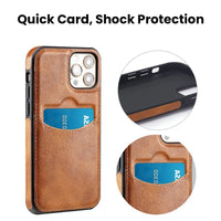 Buy Caseles Luxury Leather Case for iPhone, Ultra-Thin Business Style Phone Cover with TPU Bumper, Camera & Screen Protection, Shockproof and Slim Fit,Kevin at Caseles-iPhone 16 Pro Max, Kevin-Brown