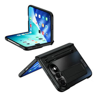 Buy Heavy-Duty Case with Integrated Stylus Slot, Metal CD Camera Ring, Built-In Stand & 360° Drop Defense - KILO at Caseles-iPhone Ultra, Gold