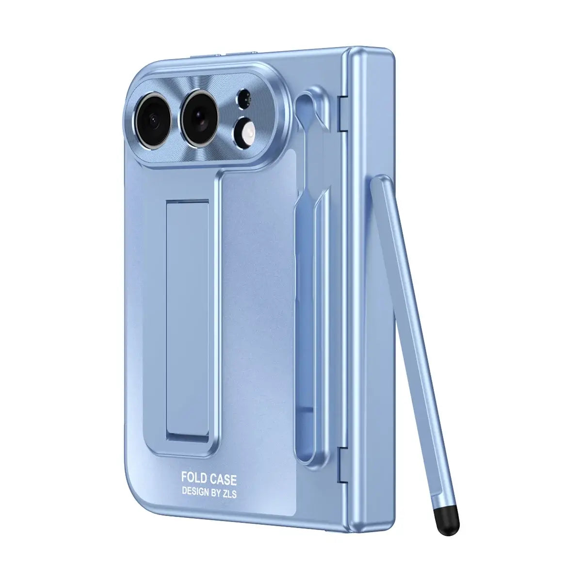 Buy Heavy-Duty Case with Integrated Stylus Slot, Metal CD Camera Ring, Built-In Stand & 360° Drop Defense - KILO at Caseles-iPhone Ultra, Gold