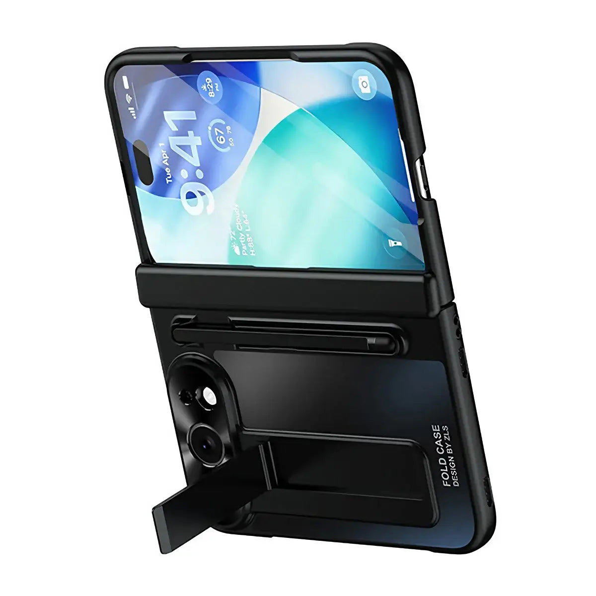 Buy Heavy-Duty Case with Integrated Stylus Slot, Metal CD Camera Ring, Built-In Stand & 360° Drop Defense - KILO at Caseles-iPhone Ultra, Gold