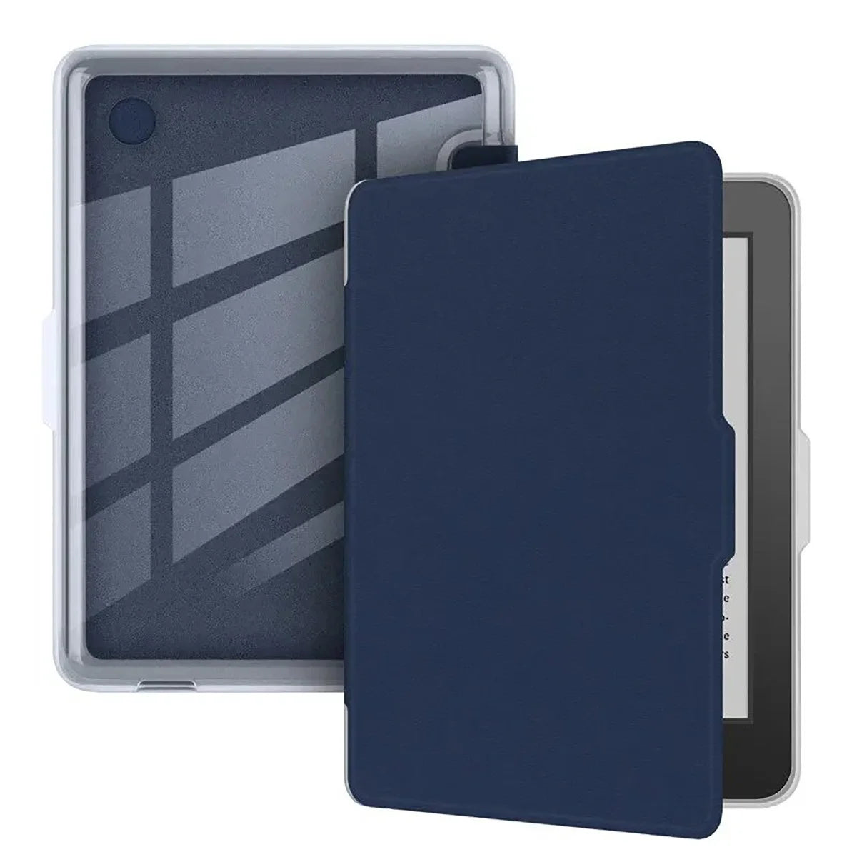 Buy Crystal Clear Case for Kindle Series: Slim Flexible TPU Back Cover, Auto Sleep/Wake - KINDLE CASE at Caseles-Blue, 