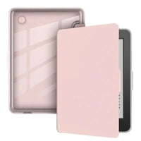 Buy Crystal Clear Case for Kindle Series: Slim Flexible TPU Back Cover, Auto Sleep/Wake - KINDLE CASE at Caseles-Pink, 
