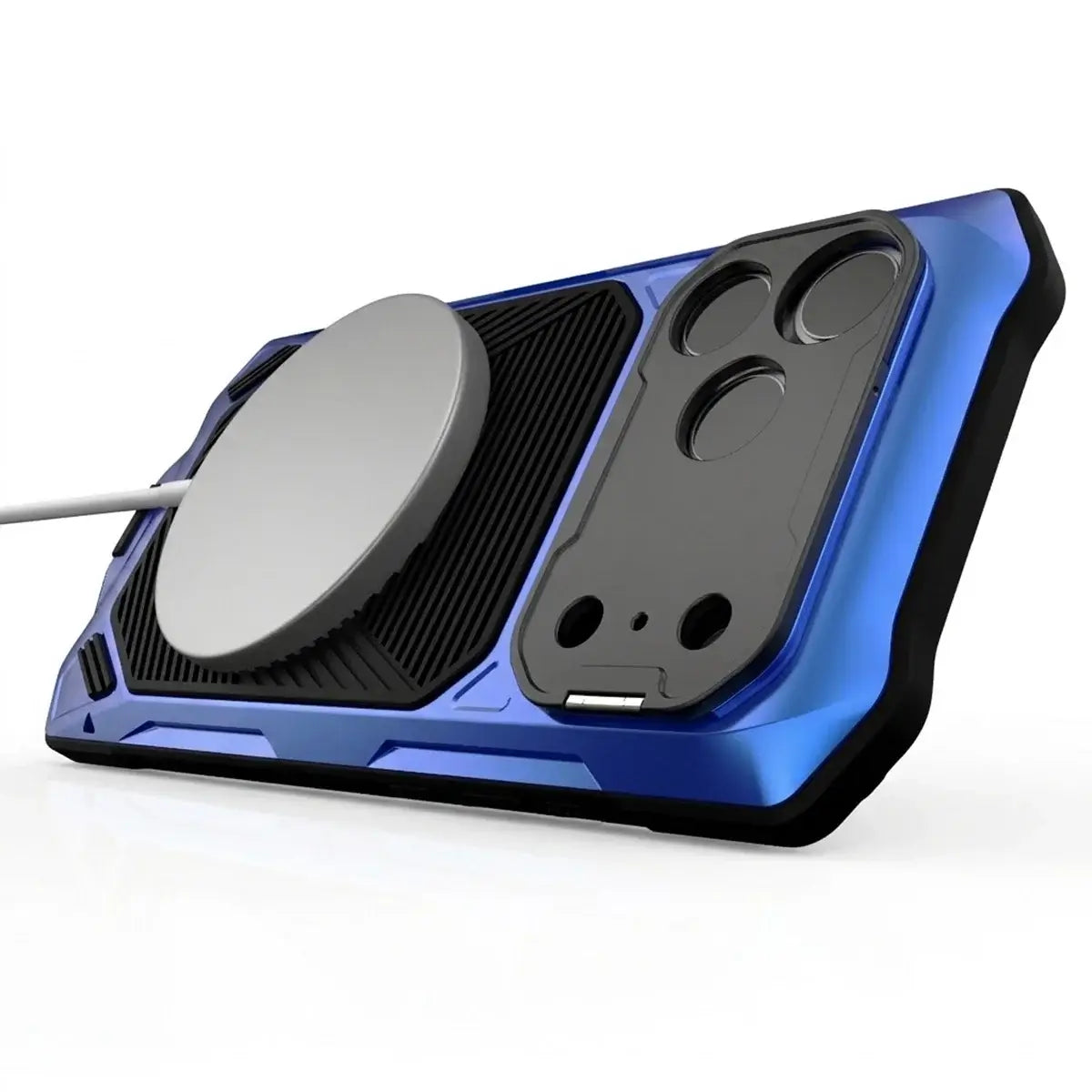 Buy Military Grade Magnetic Case for iPhone 17 Series, Full-Body Armor with Screen Protector, 360° Rotatable Kickstand & Lens Guard - Knox at Caseles-iPhone 17 Pro Max, Black