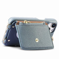 Buy Leather Crossbody Wallet Case with Mirror, Card Slots, Stand & Shockproof Shell for Google Pixel - Kylie at Caseles-Google Pixel 9 Pro XL, Black