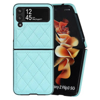 Buy Skin-Touch Leather Flip Case for Galaxy Z Flip, 360° Slim Full Protection Cover , Lanie at Caseles-Samsung Galaxy Z Flip 7, Black