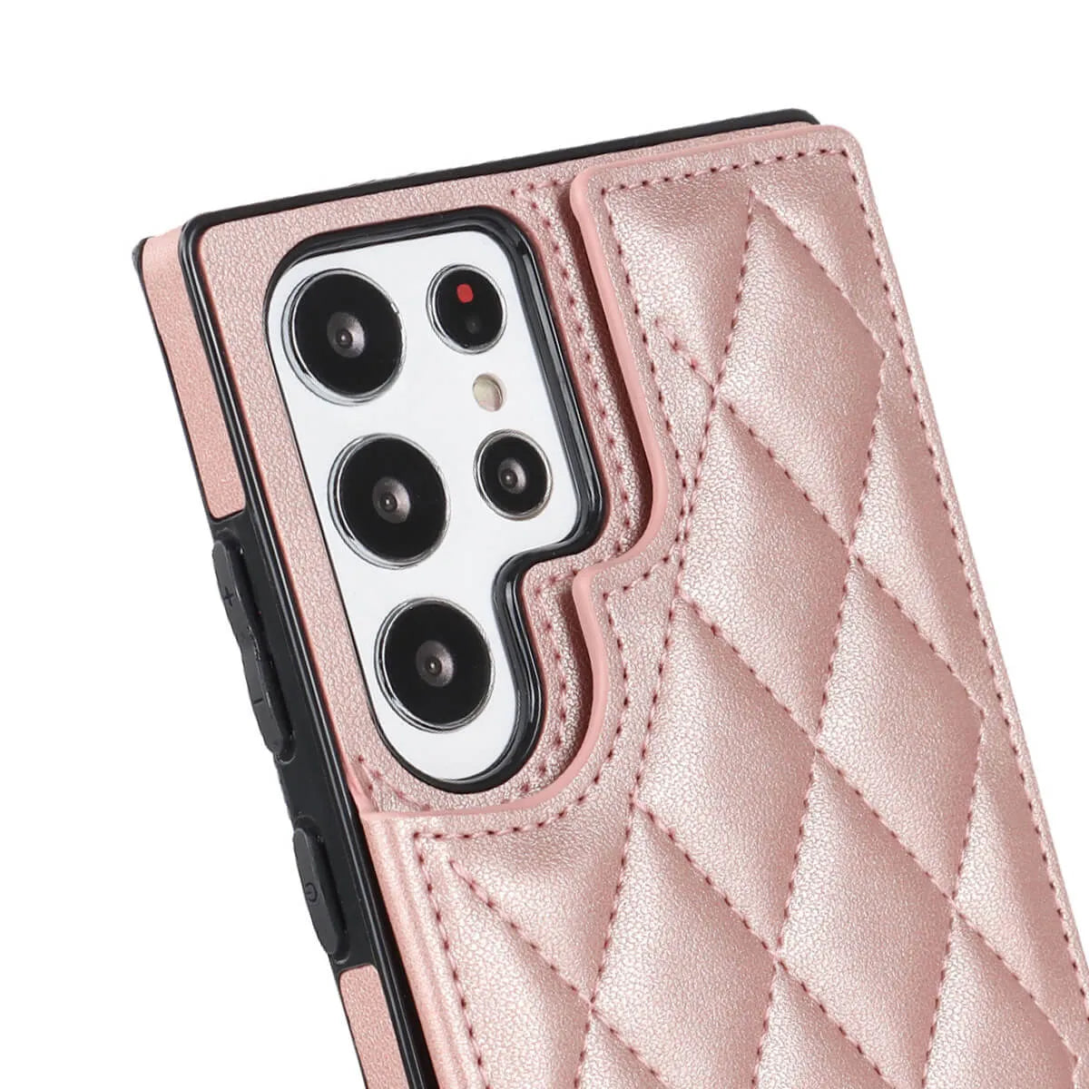 Buy Classic Wallet Phone Case, 9 Card Slots, Premium Leather, Credit Card Holder, Shockproof Case , Lauren at Caseles-Samsung Galaxy S25 Ultra, Laura-Black