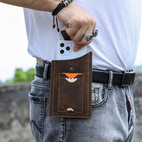 Buy Genuine Phone Case, Credit Card Holders, Magnetic Closure & Premium Leather, Kickstand, Shockproof Cover at Caseles-6.1 Inch, 