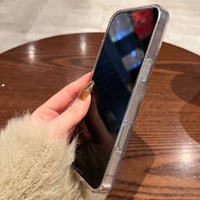 Buy Clear MagSafe Phone Case – Slim & Durable Protection - LEOPARD PRINT CLEAR MAGSAFE CASE at Caseles -iPhone 16 Pro Max, Gold