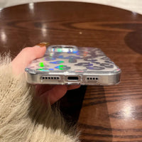 Buy Clear MagSafe Phone Case – Slim & Durable Protection - LEOPARD PRINT CLEAR MAGSAFE CASE at Caseles -iPhone 16 Pro Max, Gold