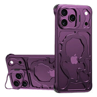Buy Luxury Metal Case with Magnetic Lens Ring & Stand, Seamlessly Integrates with MagSafe, Shockproof & Enhanced Cooling - Levi at Caseles-iPhone 18 Pro Max, Burgundy